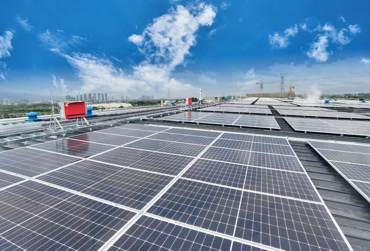 广西欧神诺40MW屋顶光伏电站